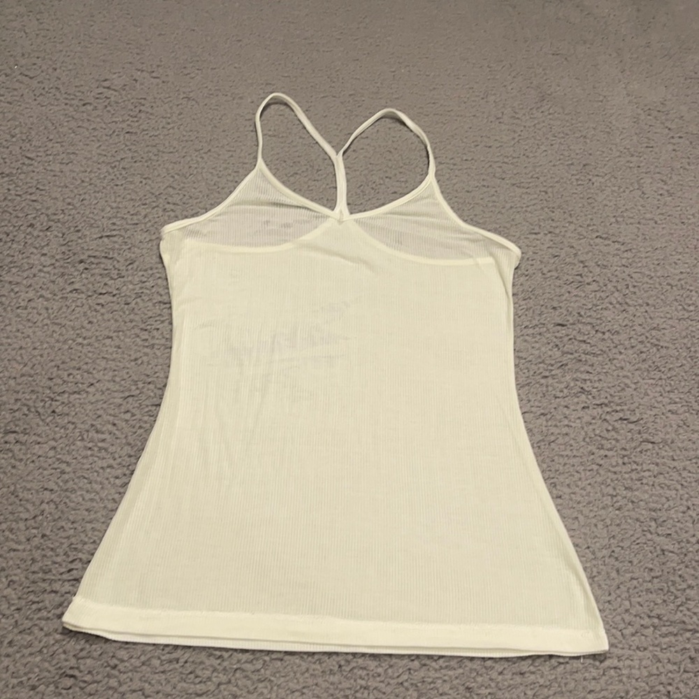 Lululemon Y Tank Top  rare color neon white size 2